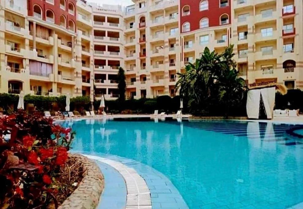 Sunny Studio With 3 Swimming Pools Florenza Хургада Экстерьер фото